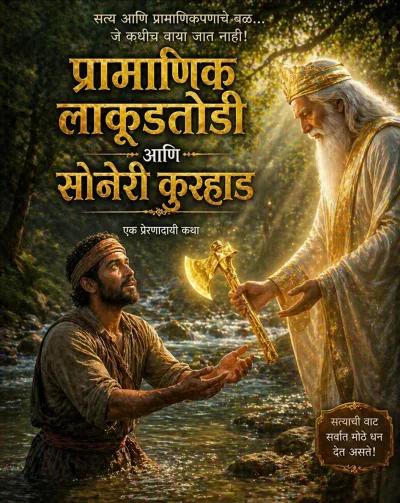 प्रामाणिक लाकूडतोडी आणि सोनेरी कुऱ्हाड