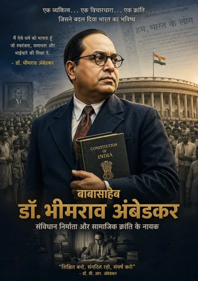 बाबासाहेब डॉ. भीमराव अंबेडकर — संविधान निर्माता और सामाजिक क्रांति के नायक
