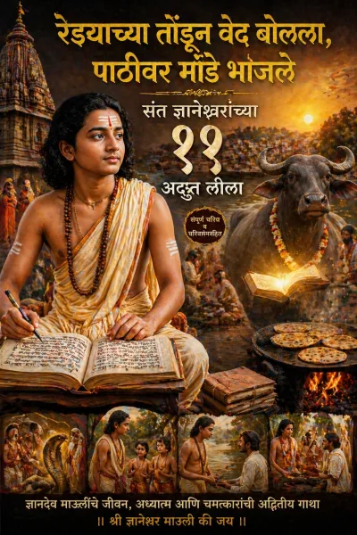 रेड्याच्या तोंडून वेद बोलला, पाठीवर मांडे भाजले — संत ज्ञानेश्वरांच्या ११ अद्भुत लीला