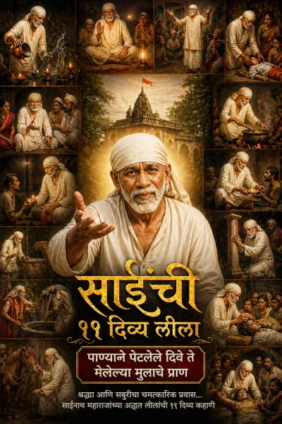 साईंची ११ दिव्य लीला — पाण्याने पेटलेले दिवे ते मेलेल्या मुलाचे प्राण