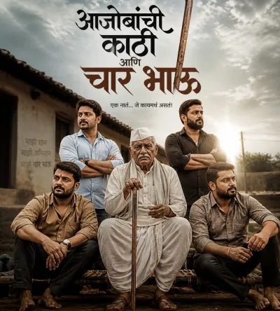 आजोबांची काठी आणि चार भाऊ