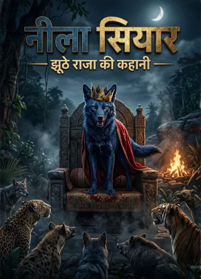 नीला सियार — झूठे राजा की कहानी